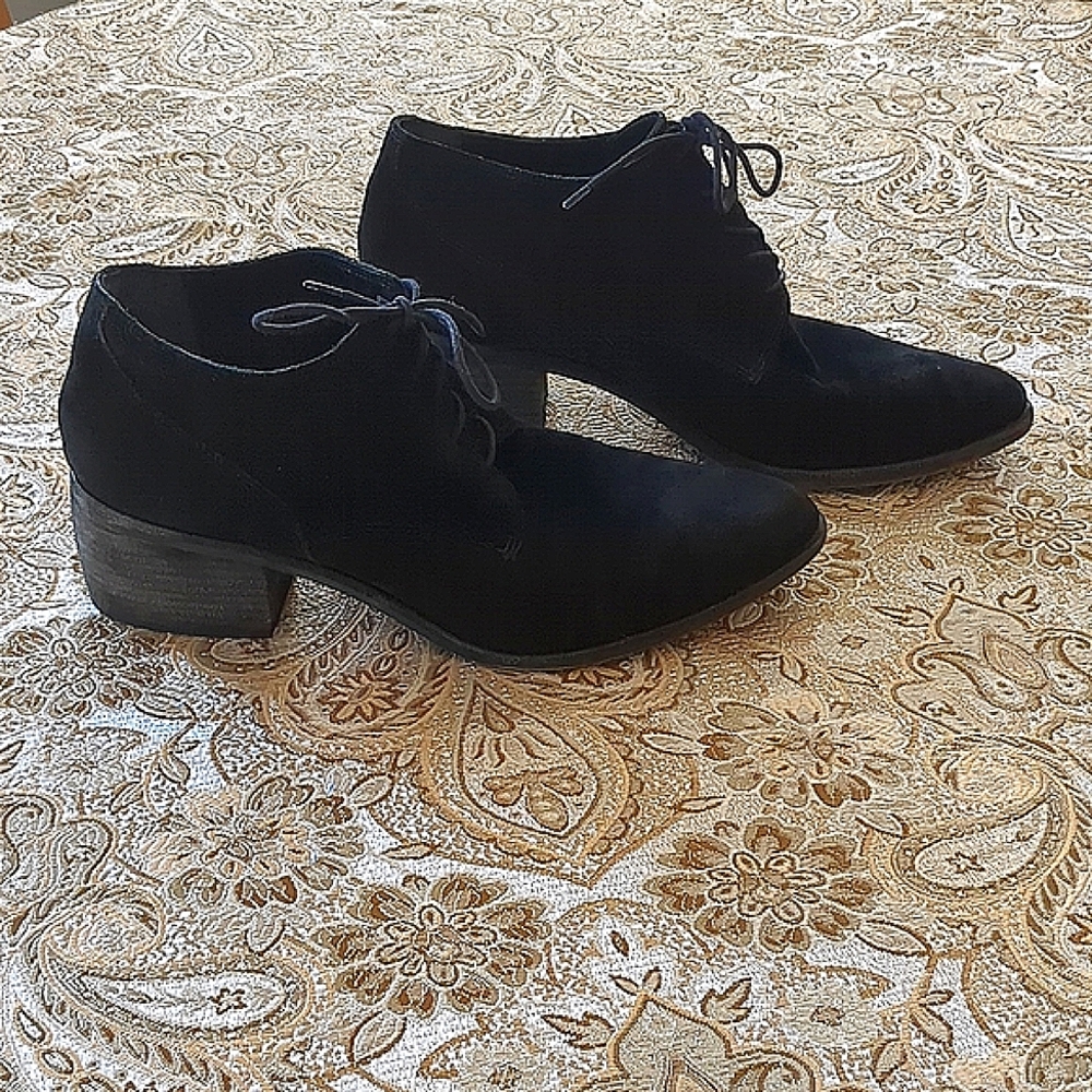 Vince Camuto Lace Up Lanaia Women's Ankle Boots, Black, Size 10 M